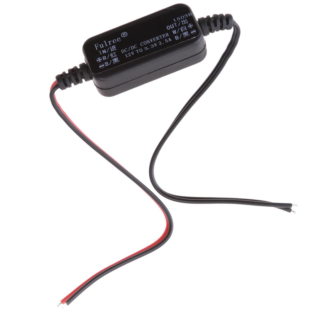 4xDC-DC Step-down Power Module 12V to 3.3V 2.5A Car Power Adapter