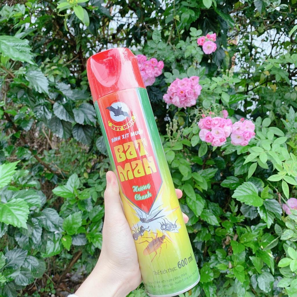 Bình xịt muỗi côn trùng Batman hương chanh