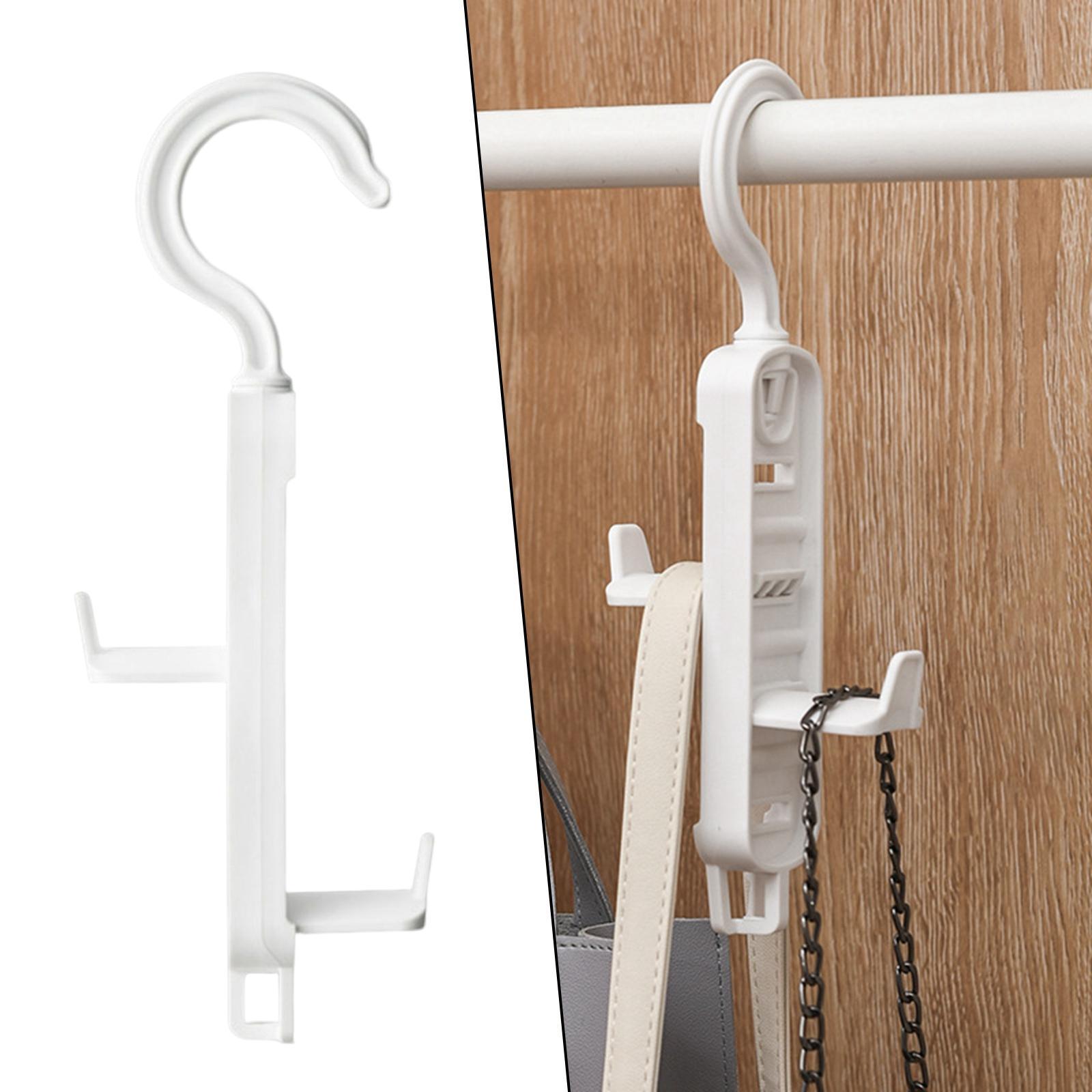 Swivel Hook Rack Hanger Decorative Hanging Storage Hanging Bag for Wardrobe
