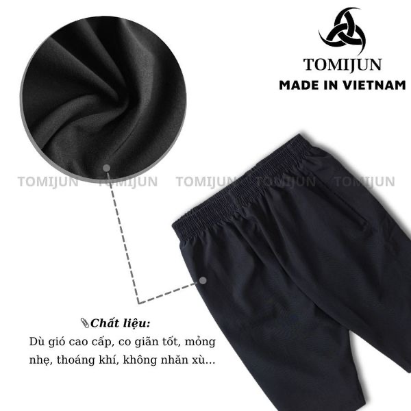 Quần short gió nam TOMIJUN