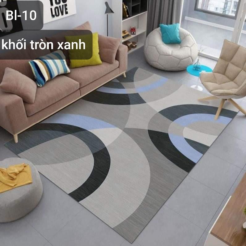 Thảm Sàn Bali Trải Sàn Trang Trí Cao Cấp 1m6 x 2m3 - Thảm Lì Bali Hàng Đẹp