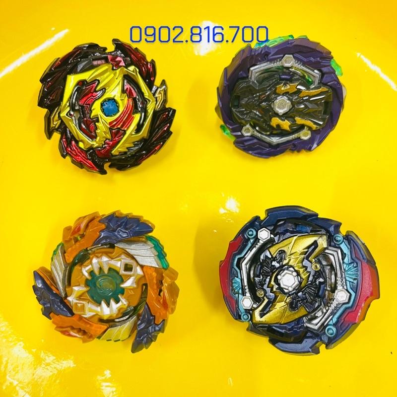 Bộ 4 Con Quay BEYBLADE vòng xoay thần tốc siêu mạnh Có Tay Cầm và Sàn Đấu Lớn 3653