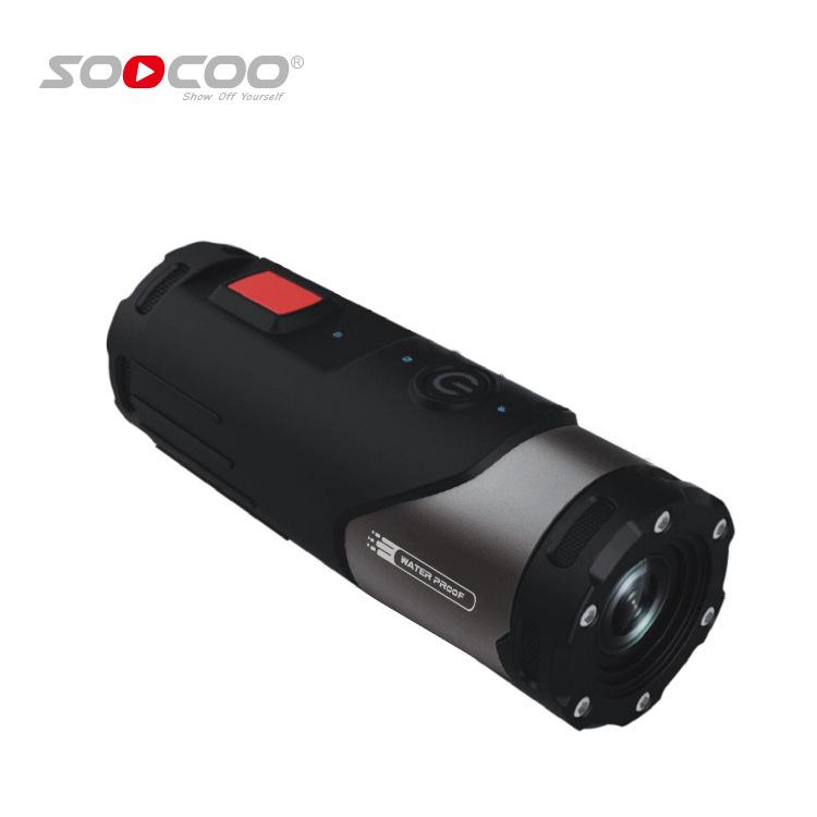 SOOCOO S20 Camera Hành Động 4K Chống Nước Camera Dưới Nước Thể Thao Cam Đen Đạn Cho Súng Xe Đạp Mũ Bảo Hiểm Xe Đạp Chống Nước