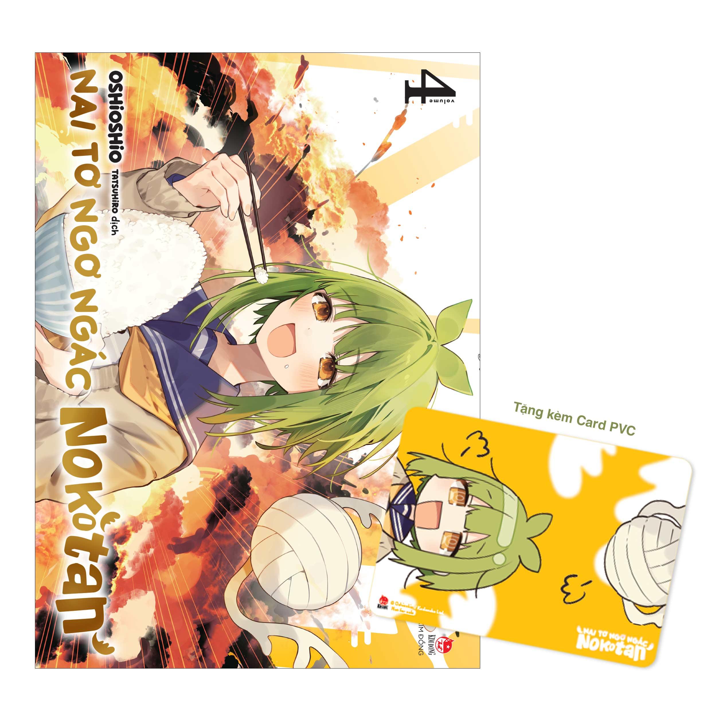 Sách - Nai Tơ Ngơ Ngác Nokotan - Tập 4 - Tặng Kèm Card PVC
