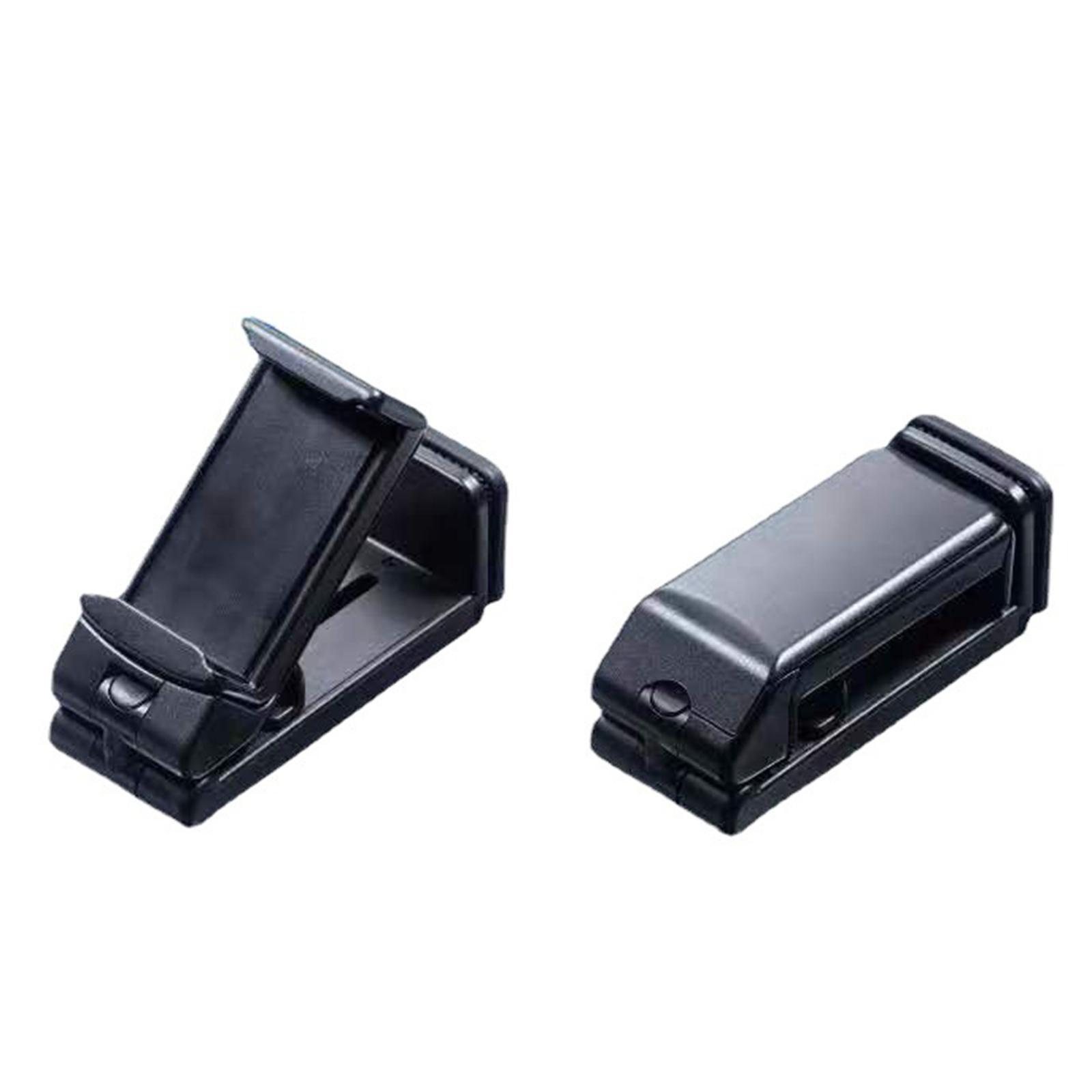 Phone Holder Bracket Stand Clamp Mount Desk Black