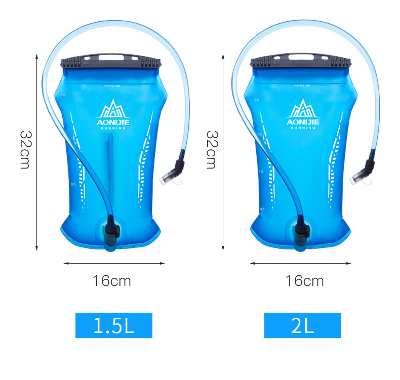 Túi Nước Thể Thao Aonijie SD52 Dùng Cho Vest Nước Chạy Trail - Dung tích 1.5L- 2L