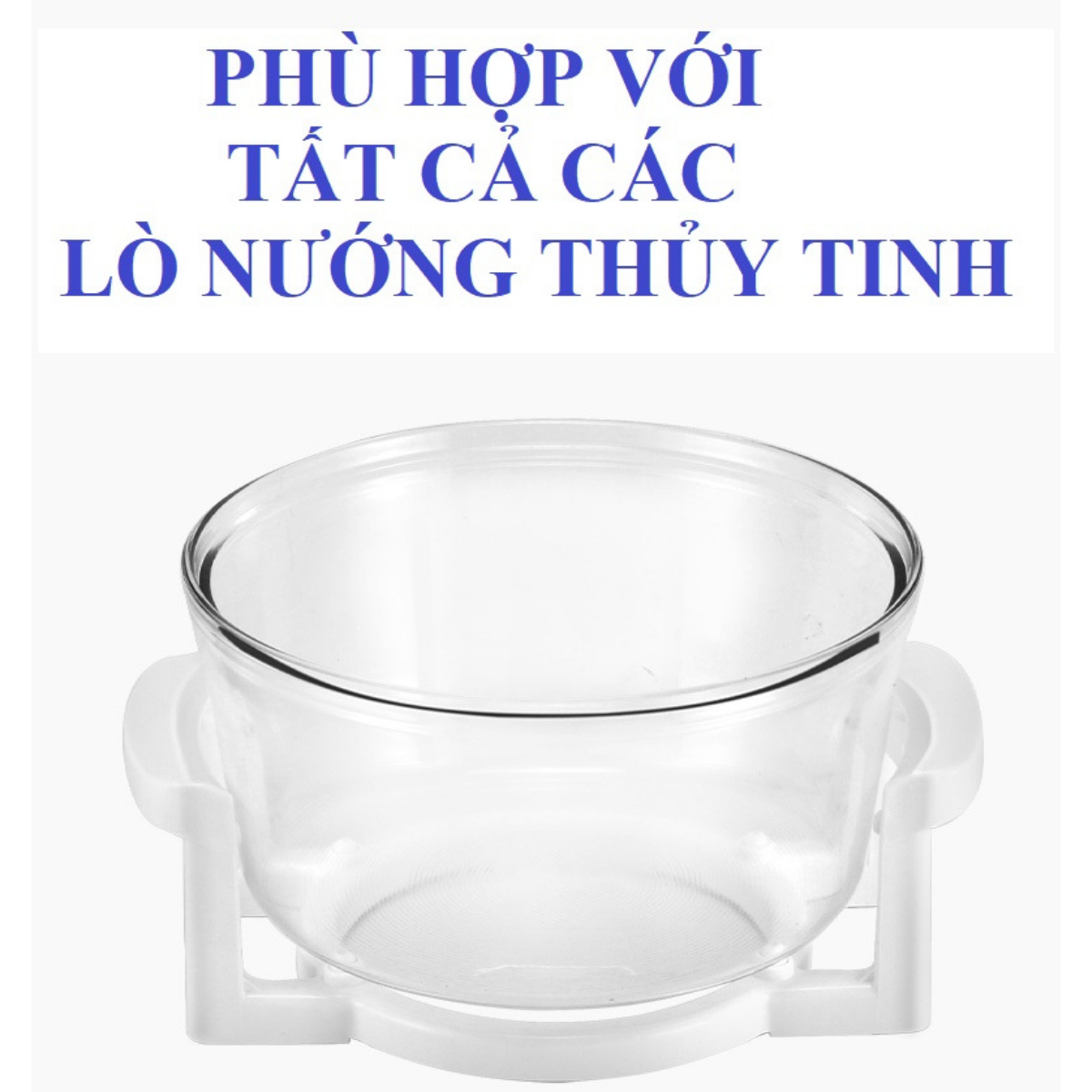 Thân nồi lò nướng thủy tinh, dung tích 12 và 15 lít, nặng 2.8kg, thay thế sửa dụng cho các loại lò nướng trên thị trường