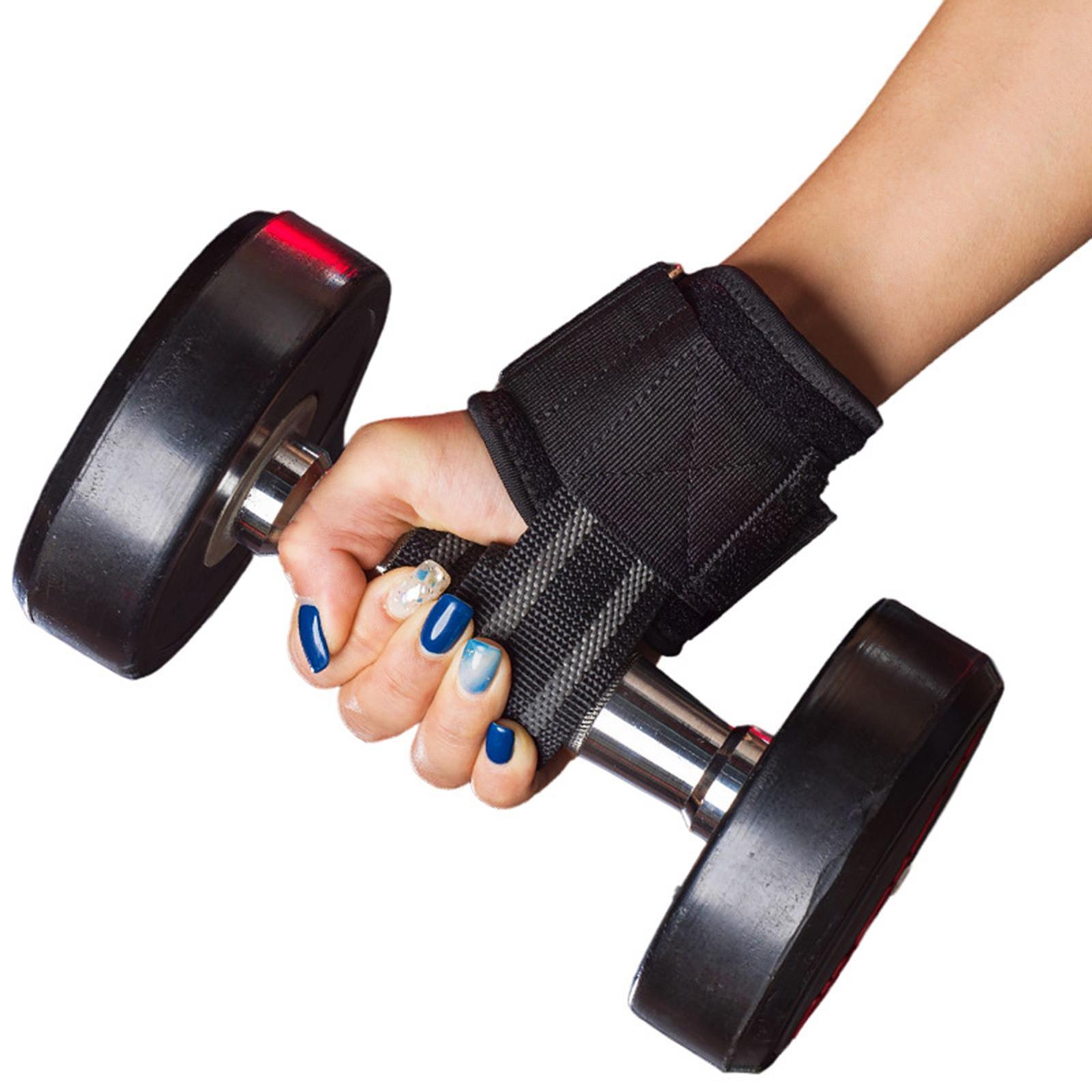 2x Weight Lifting Straps Wrist Support Protective Gear workout