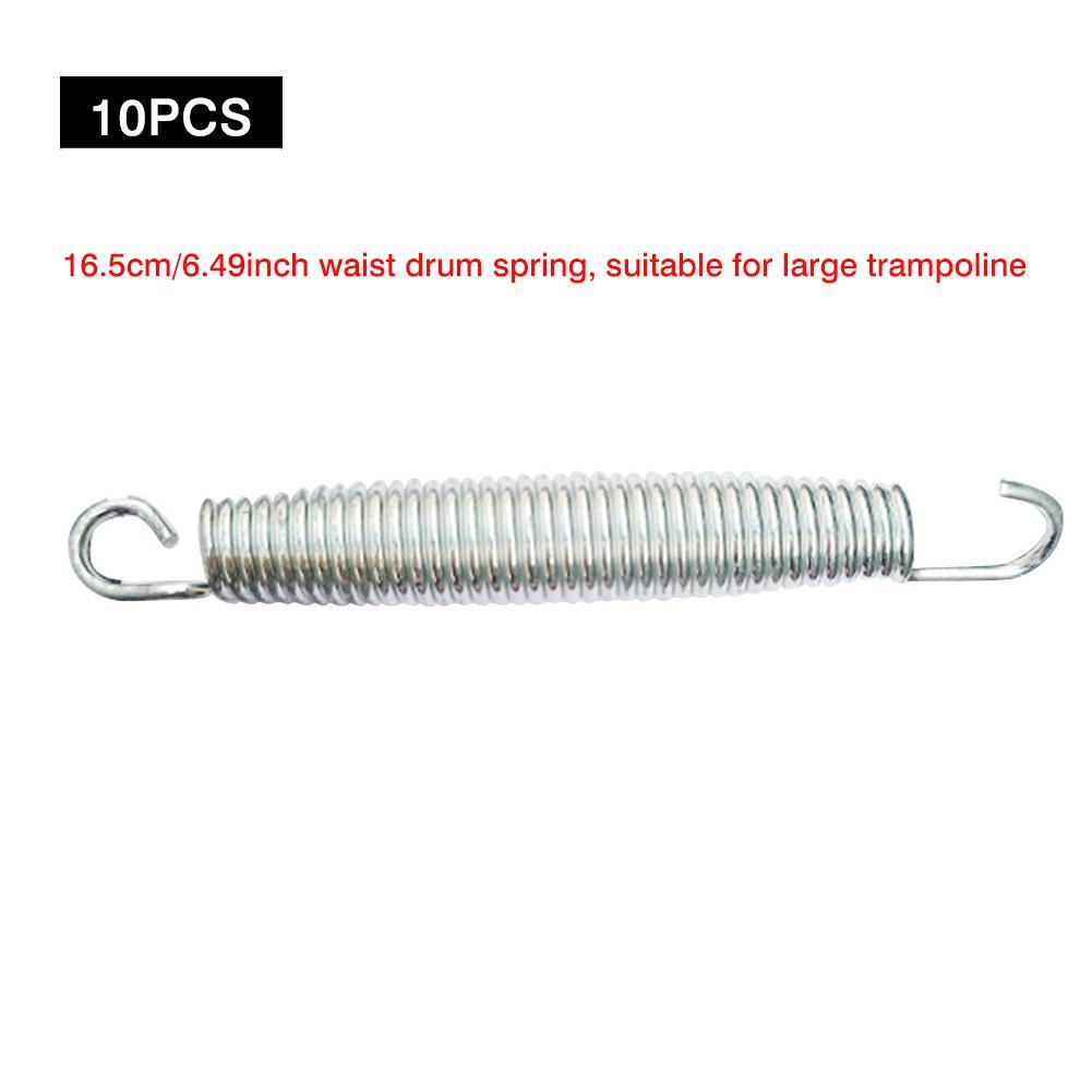 10PCS Children galvanized steel Trampoline springs Jumping bed stretching spring For 4.57feet/5.51fft/6.5feet/7.01feet/8.27eet