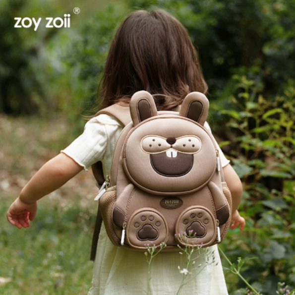 Balo đi học cho bé Zoy Zoii Forest animal backpack cho bé trai , bé gái mầm non Mã B38 - Hàng Chính Hãng