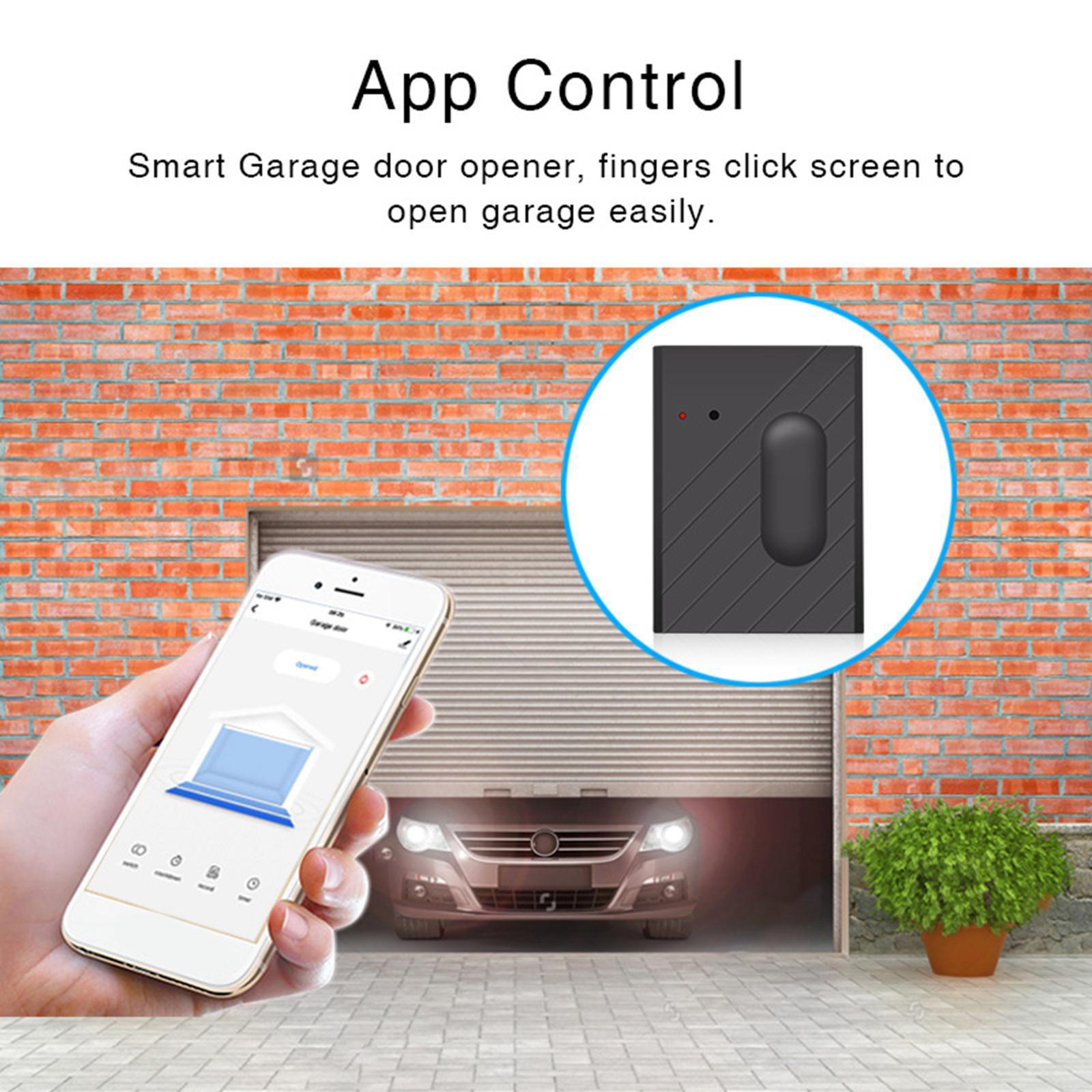 Smart WiFi Garage Door Controller Opener, Timing Function Wireless Garage Switch