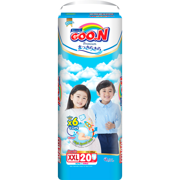 Combo 3 Gói Tã Quần Goo.n Premium Cực Đại XXL36 (36 Miếng) - Tặng 1 Tã Quần Đại XXL20 (20 Miếng)