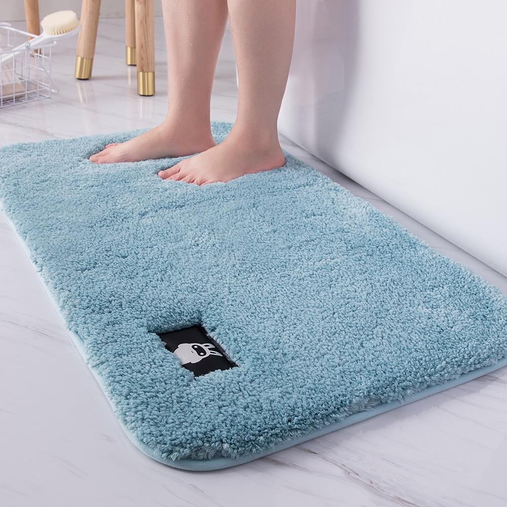 High-hair bathroom toilet door absorbent floor mat carpet bedroom non-slip foot pad bath rug bathroom mat kitchen mat CFH