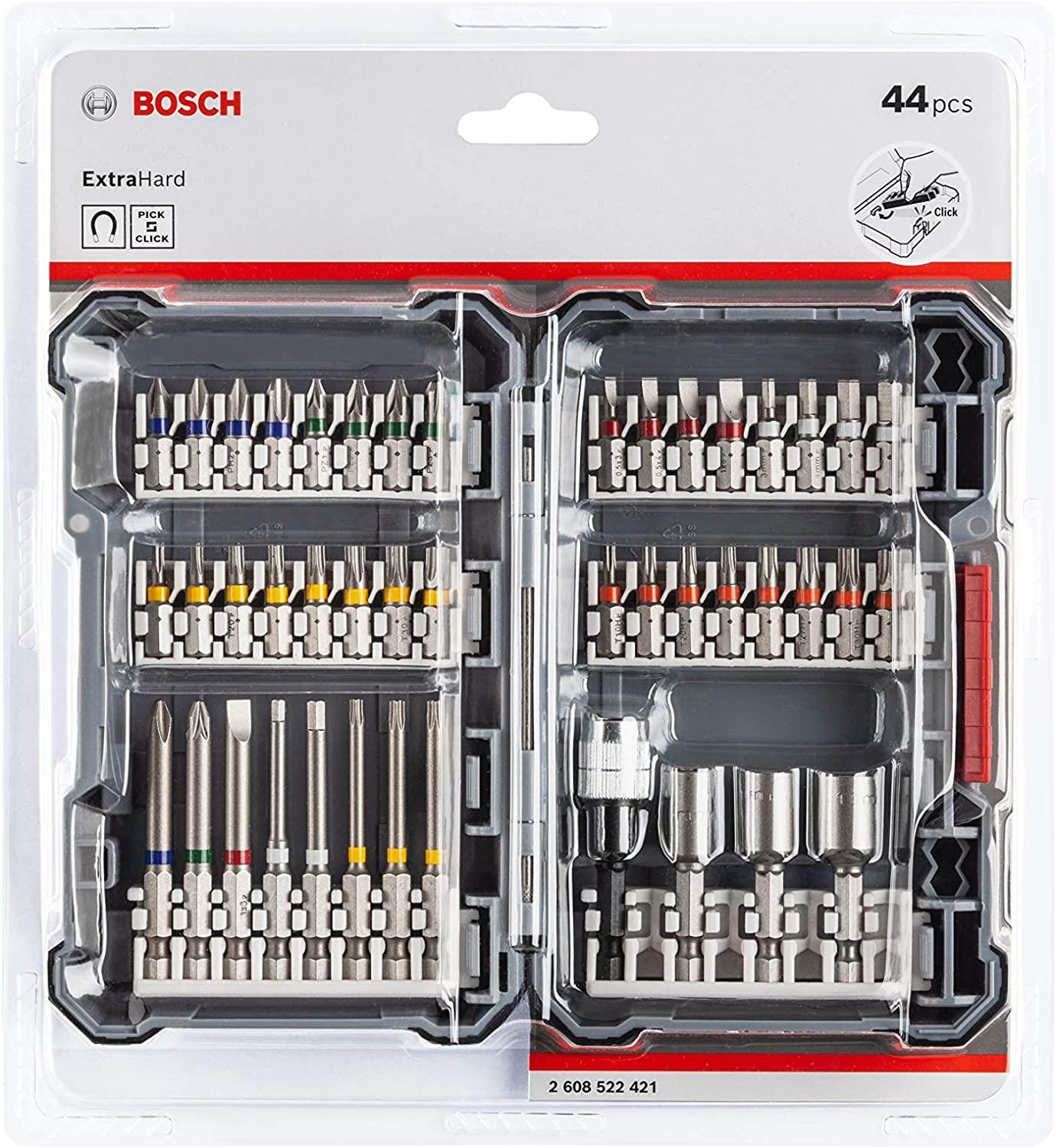 BỘ VẶN VÍT PICK & CLICK 44 MÓN BOSCH 2608522421 - HÀNG CHÍNH HÃNG