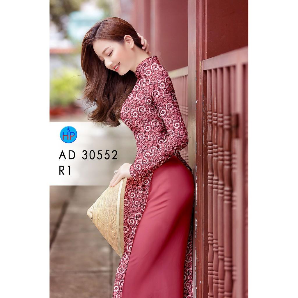 Vải may áo dài in họa tiết xoắn ảo toàn áo, vải đa dạng màu sắc