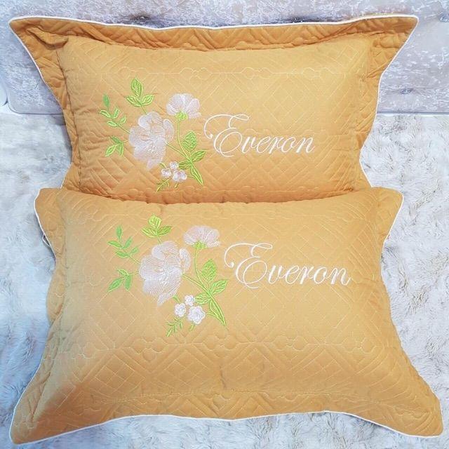 2 Vỏ gối nằm chất liệu cotton poly thoáng mát