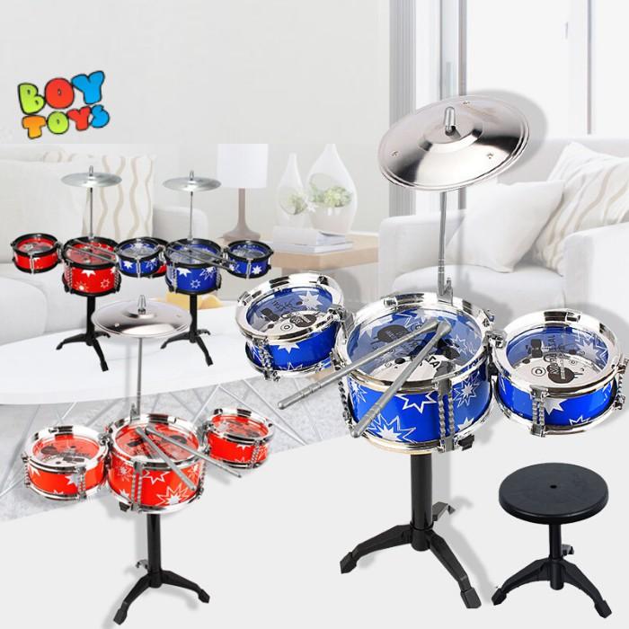 Trống Jazz Drum bộ đồ chơi 3 trống giúp bé phát triển tài năng âm nhạc