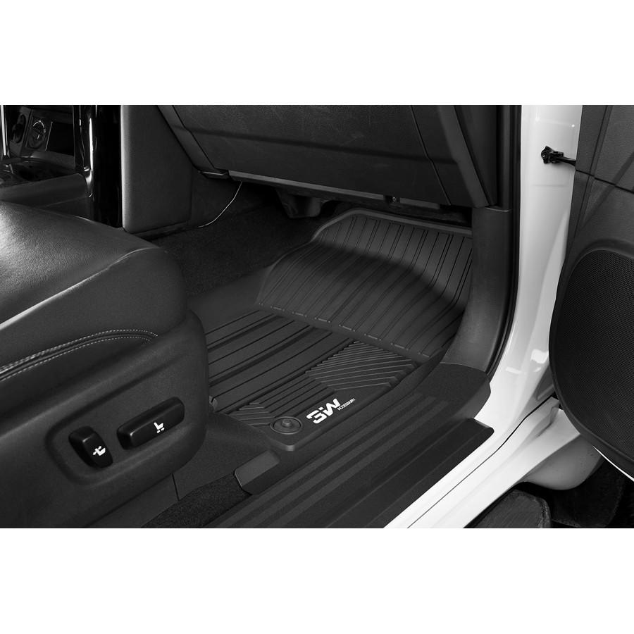 Thảm lót sàn ô tô TOYOTA CAMRY 2019+ Nhãn hiệu Macsim 3W chất liệu nhựa TPE đúc khuôn cao cấp - màu đen,