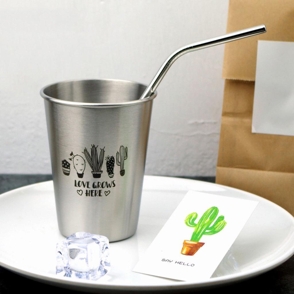 350ml Stainless Steel Water Cup Milk Wine Beer Bottle Coffee Tea Mug