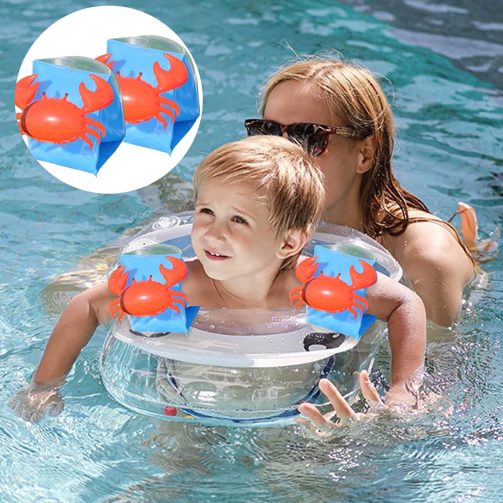 Schwimmarm float dây đai bơi bơm cho trẻ em, các yếu tố dễ thương Bơi lề đường tay áo bơi vòng tay Vòi Vẽ vòng đeo tay Band Trainer Trainer Trẻ em Thiết bị an toàn hồ bơi