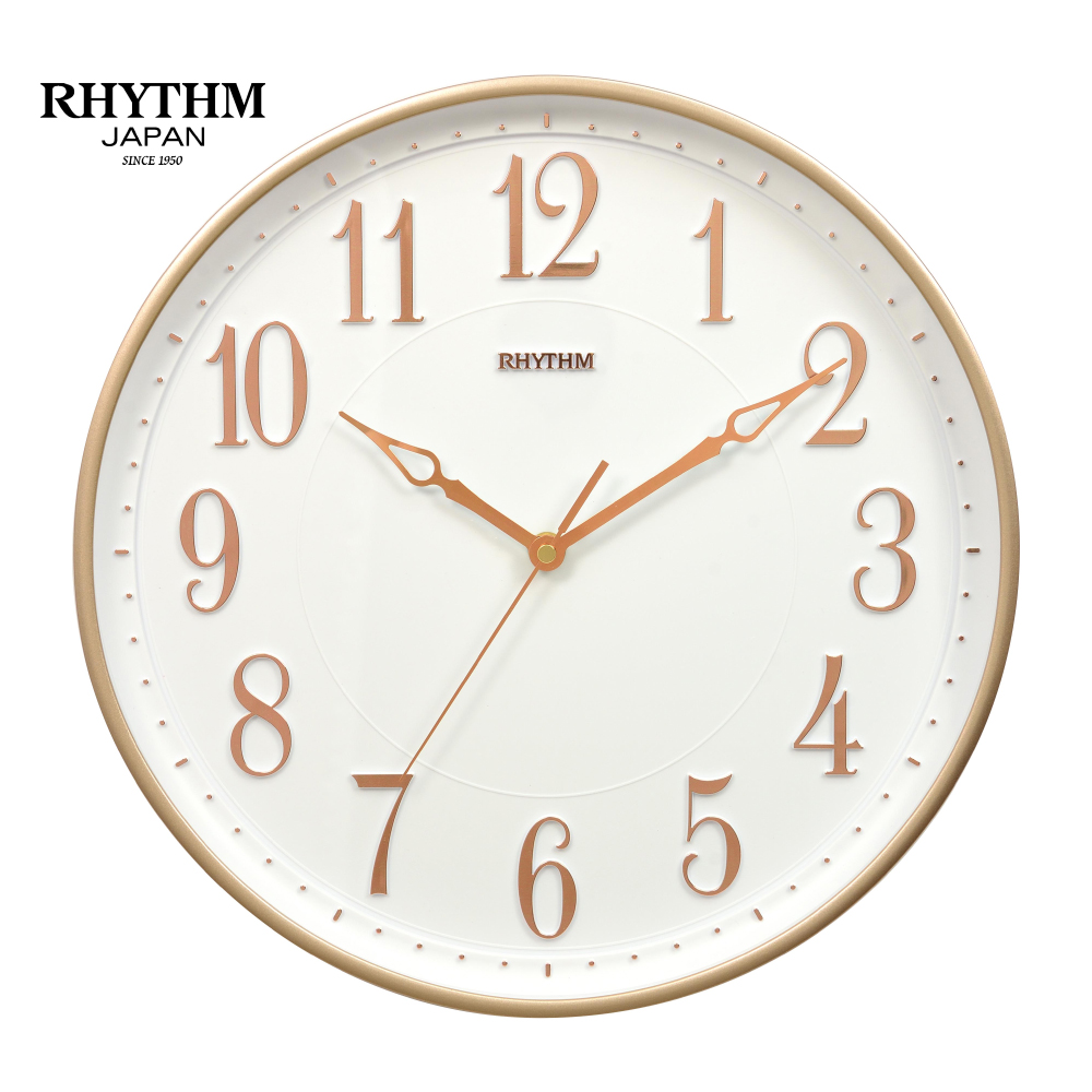 Đồng hồ treo tường Nhật Bản Rhythm CMG580NR13 – Kích Thước 33.8 x 4.0cm, 810g, vỏ nhựa cao cấp, dùng PIN.