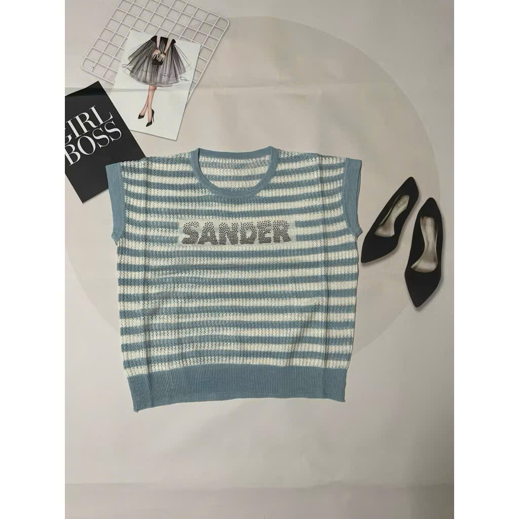 Áo len mongtoghi,áo len dệt kim nữ hàng thanh lý họa tiết dễ thương size 58-63,65kg