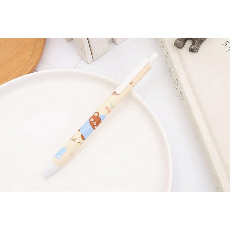 Bút Gel Bấm Mực Đen 0,5mm Hình Con Vật Ngộ Nghĩnh H149
