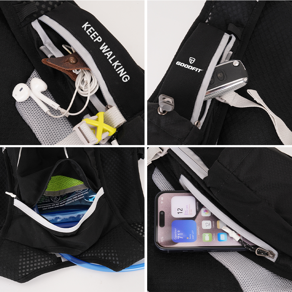 Vest nước, balo chạy bộ, đạp xe, leo núi dã ngoại thể thao Goodfit GF303RV
