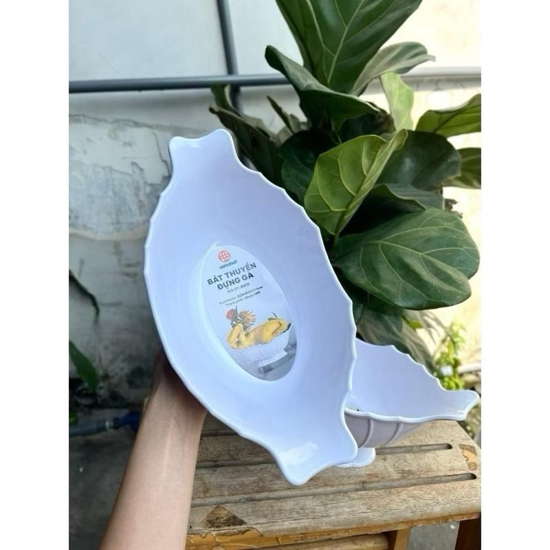 [AnhOtShop] Bát Thuyền Đựng Gà Cúng Sang Trọng - Bát Thờ Cúng Lễ Dùng Đựng Gà Luộc Bày Mâm Cỗ Phù Hợp Cho Mọi Lễ Hội