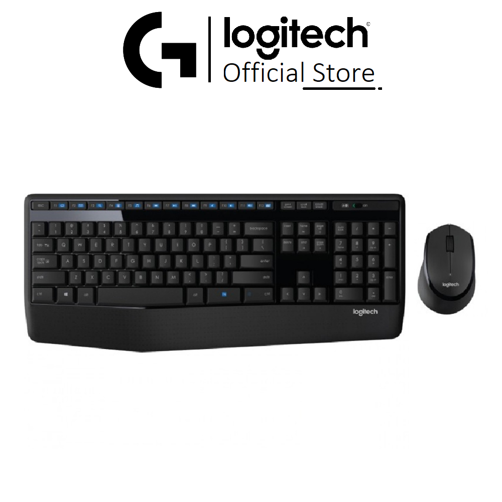 Bộ Phím Chuột Không Dây Logitech MK295 Silent Giảm Tiếng Ồn Có Phím Số - Hàng Chính Hãng