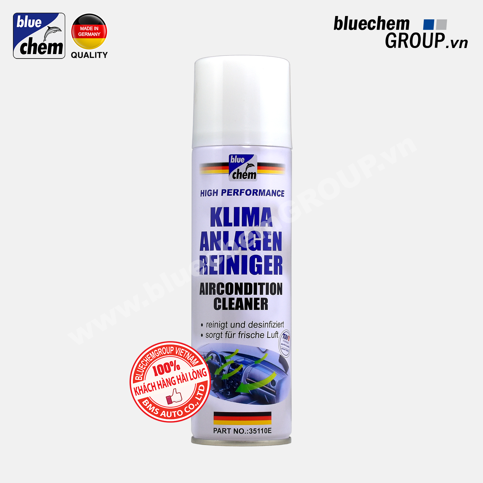 Dung dịch bluechem Vệ sinh dàn lạnh điều hòa 250ml