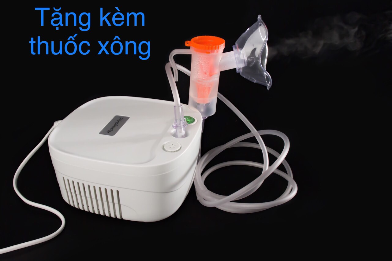 Máy xông mũi họng , phun khí dung ALPHAMED COMPRESSOR NEBULIZER