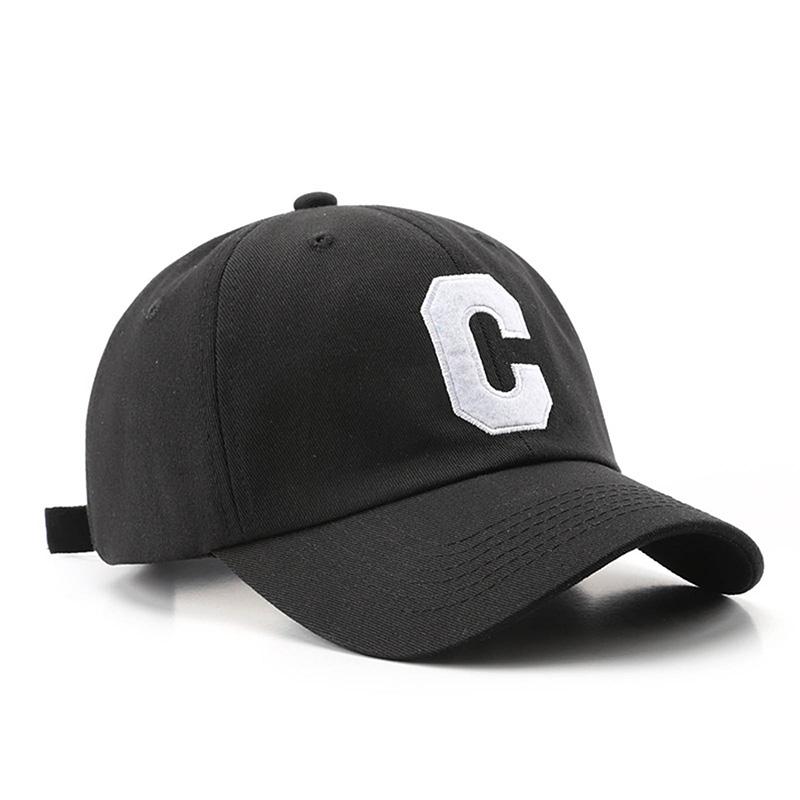 C Thư bóng chày mũ phụ nữ Mũ phố Hip Hop Hat unisex Cotton TENAGER ThROMODERY Bóng rổ Mũ bóng đá 2022 Color: WT2 Size: 56-60CM