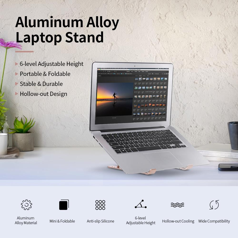 Đế máy tính xách tay có thể điều chỉnh 6 cấp, chống trượt