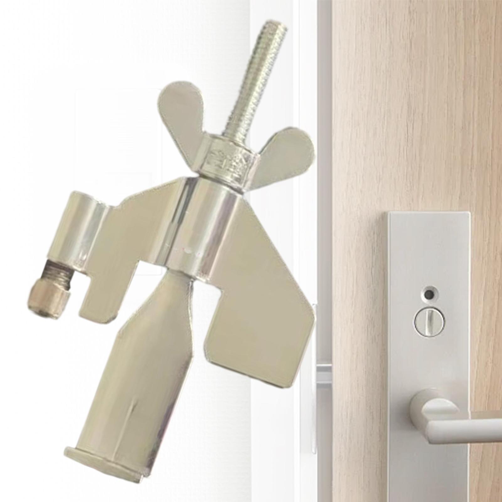 Door Stopper Portable Door Lock Easy Installation Additional Devices Buckle for Home School Traveling Privacy Protection College Dorm