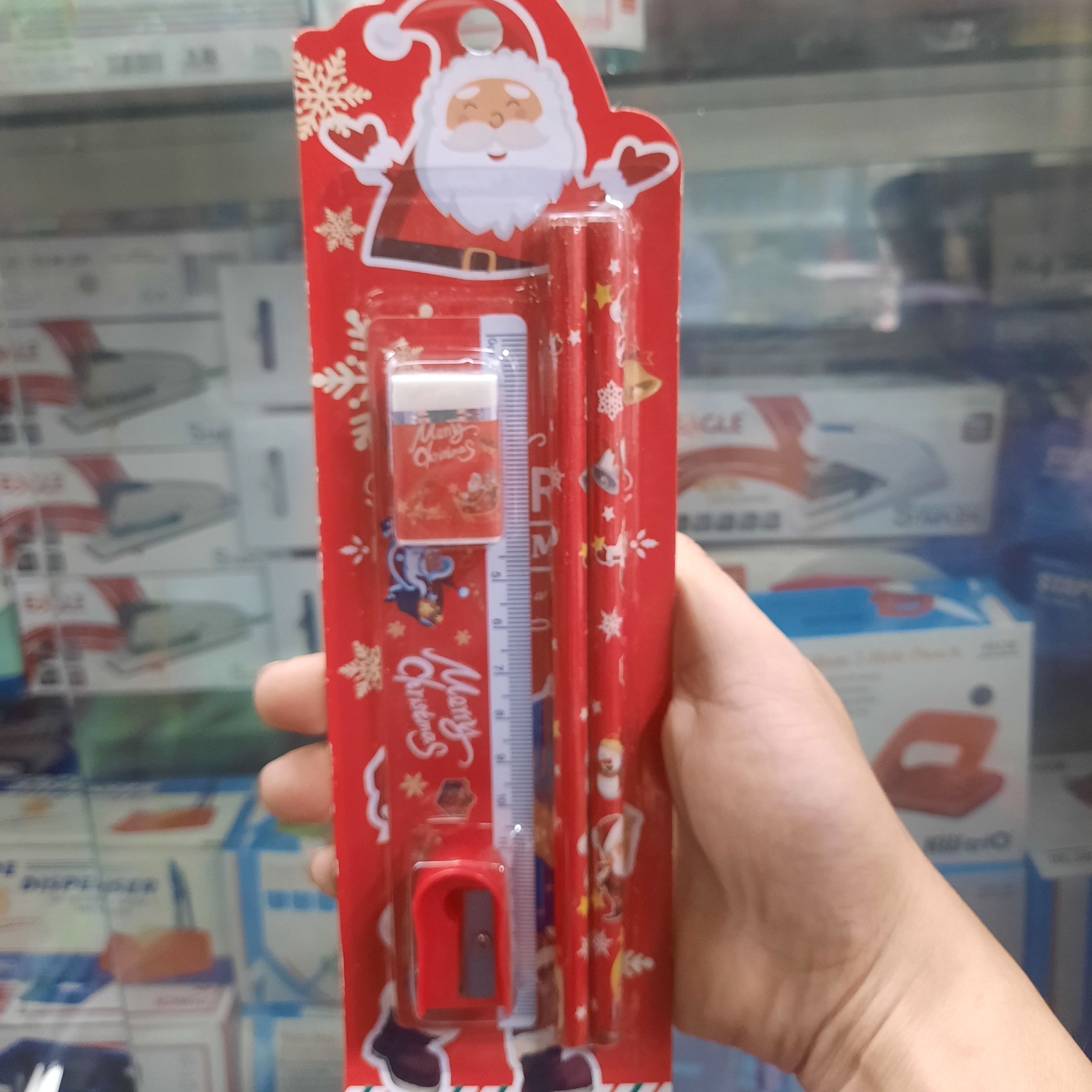 Vỉ chì noel,quà tặng noel cho bé.