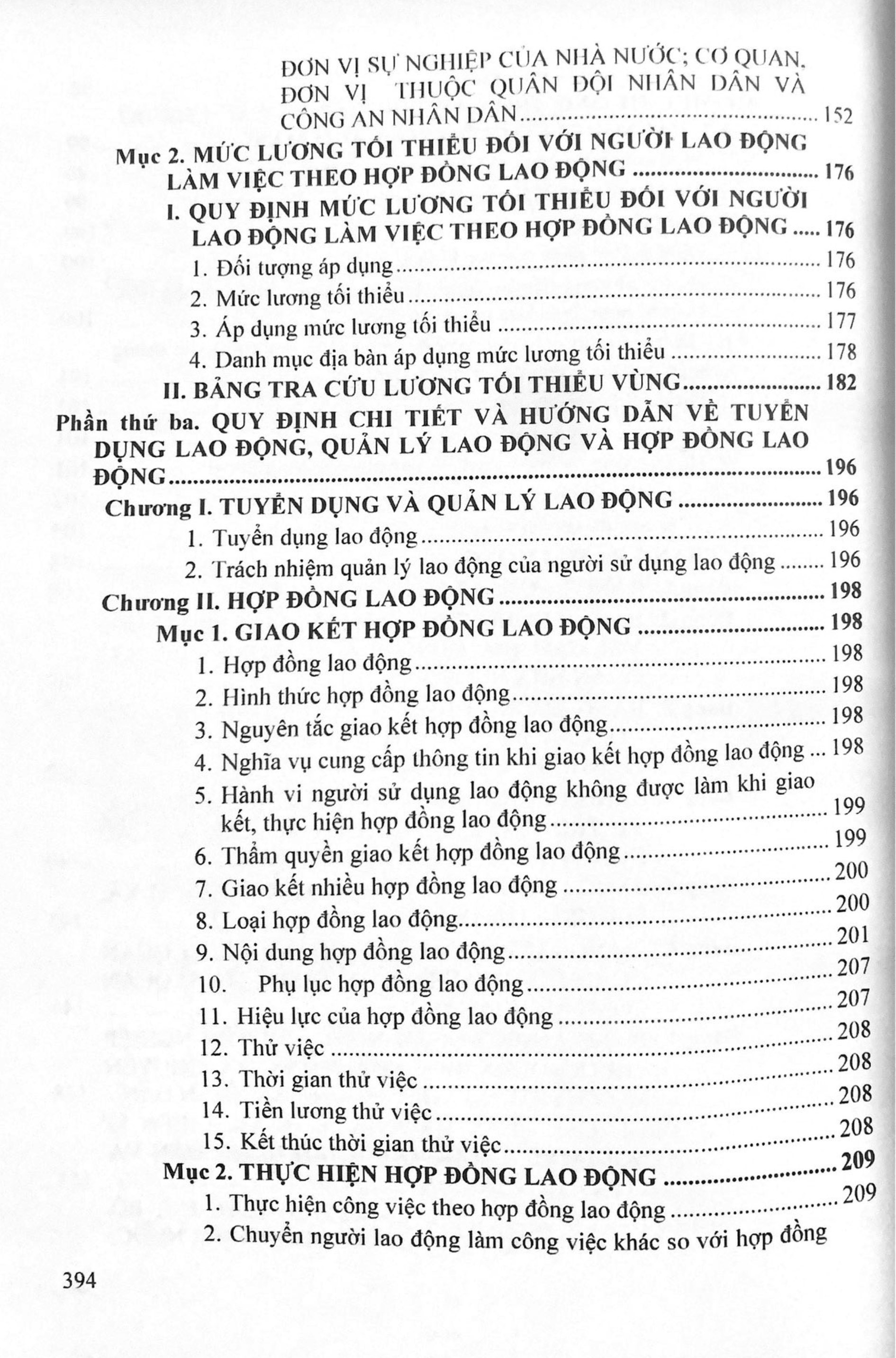 Bộ luật Lao động và Hệ thống thang bảng lương, phụ cấp, chế độ tiền lương, tiền thưởng đối với người hưởng lương làm việc