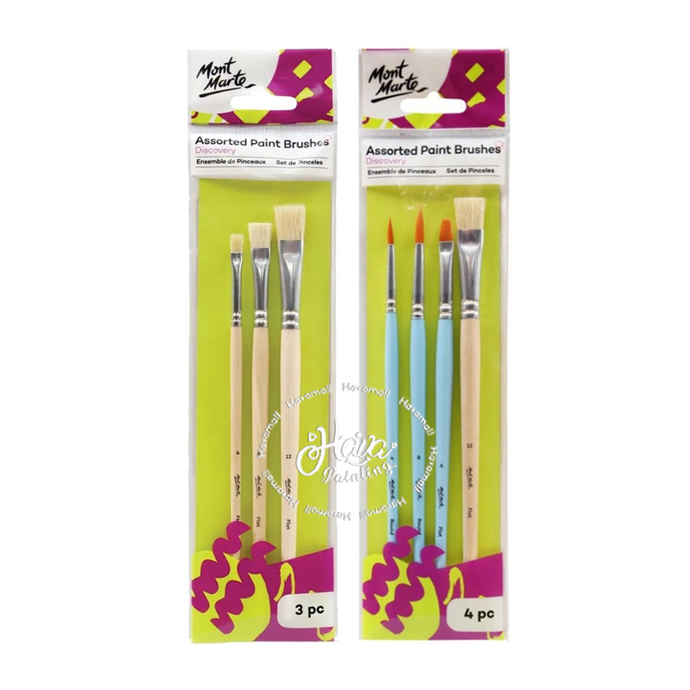 Bộ Cọ Vẽ Căn Bản Acrylic Mont Marte – Gallery Series Brush Set Acrylic