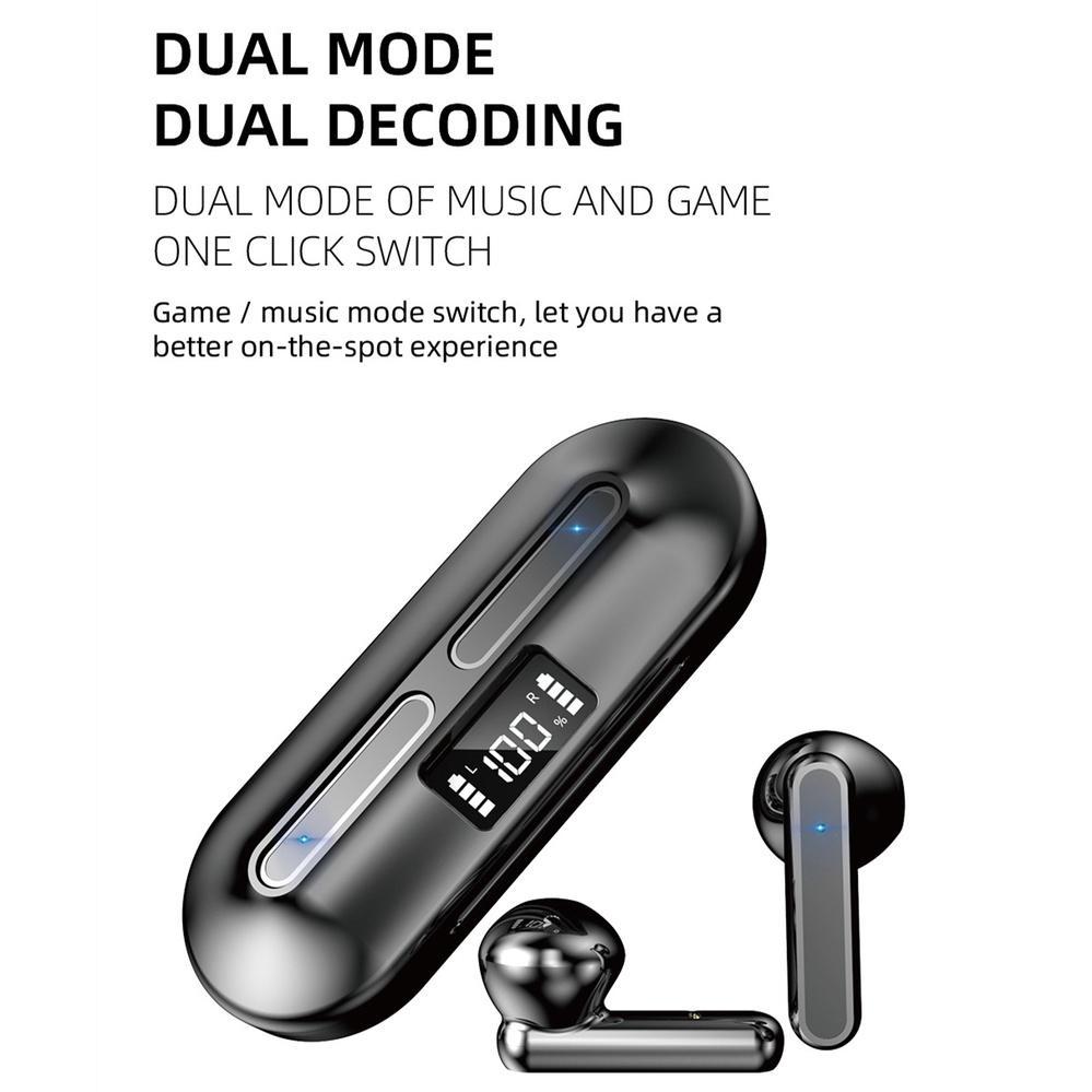 Tai Nghe Nhét Tai Bluetooth 5.2 Không Dây Điều Khiển Cảm Ứng Chống Nước Cho Điện Thoại iPhone Android