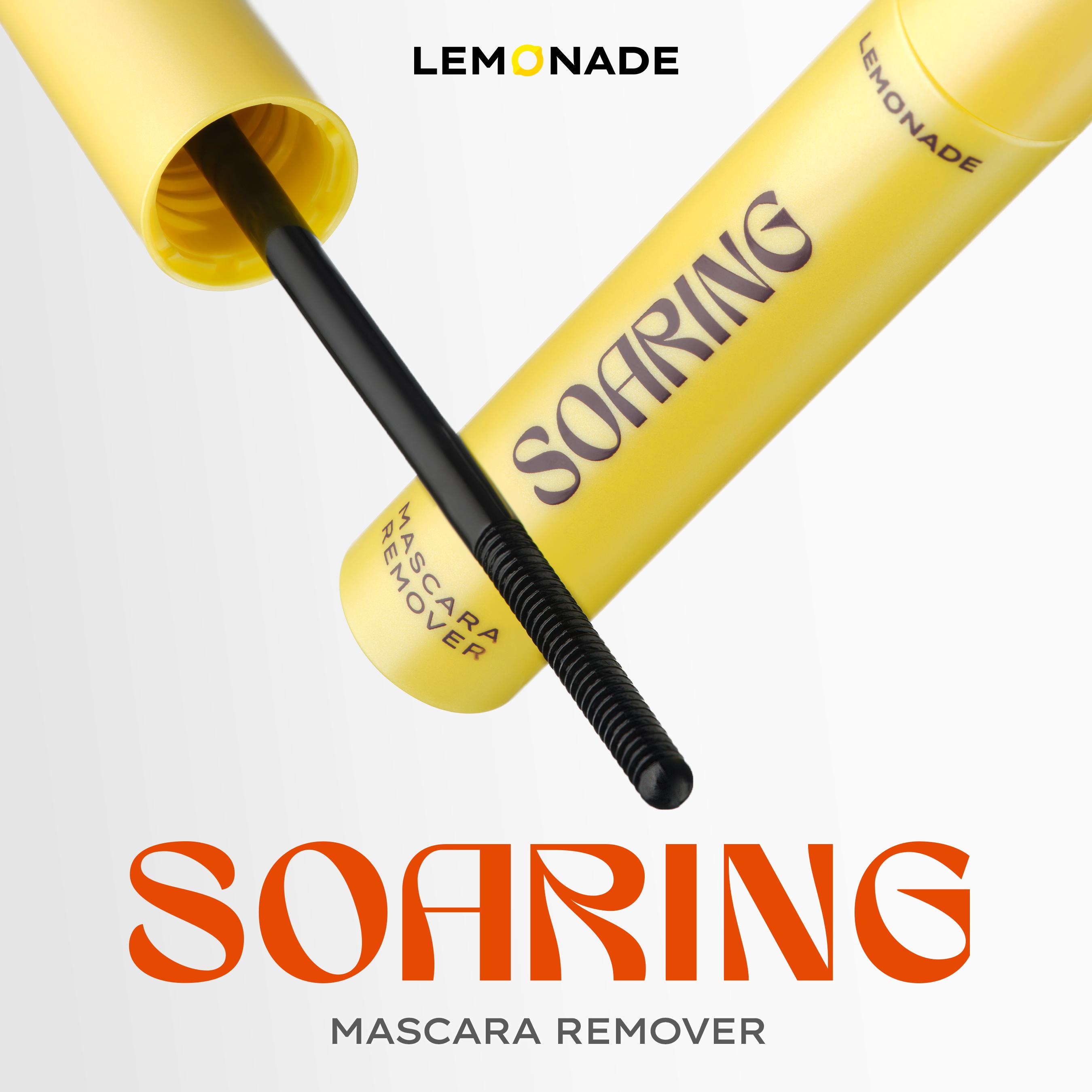 Combo trọn bộ gồm Chuốt mi tơi dài lâu trôi Soaring Mascara &amp; Tẩy trang mi sạch dịu Soaring Mascara Remover &amp; Kẹp mi cong lâu Lemonade Curler