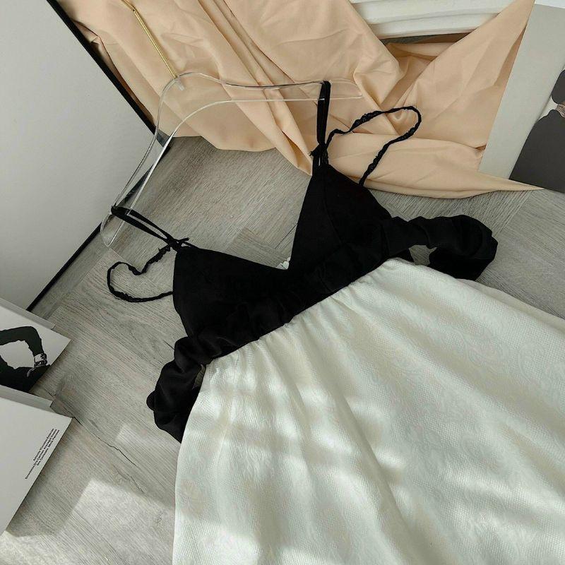 ĐẦM BABYDOLL 4 DÂY DÁNG XOÈ