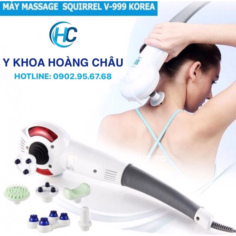 Máy massage cầm tay 7 đầu V-999 ( Hàn Quốc)