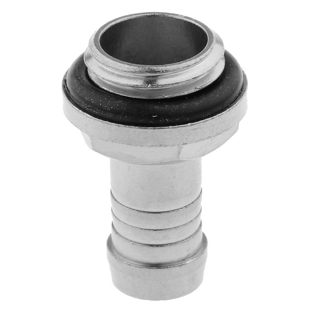 2-7pack G1/4 Thread PC Water Cooling Connector 3/8" Tube Pipe Fittings Adapter