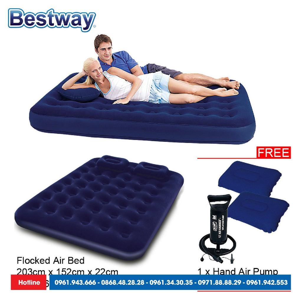 , Đệm hơi Bestway Pavillo 67374, kích thước: 2.03mx1.52mx22cm_CHÍNH HÃNG