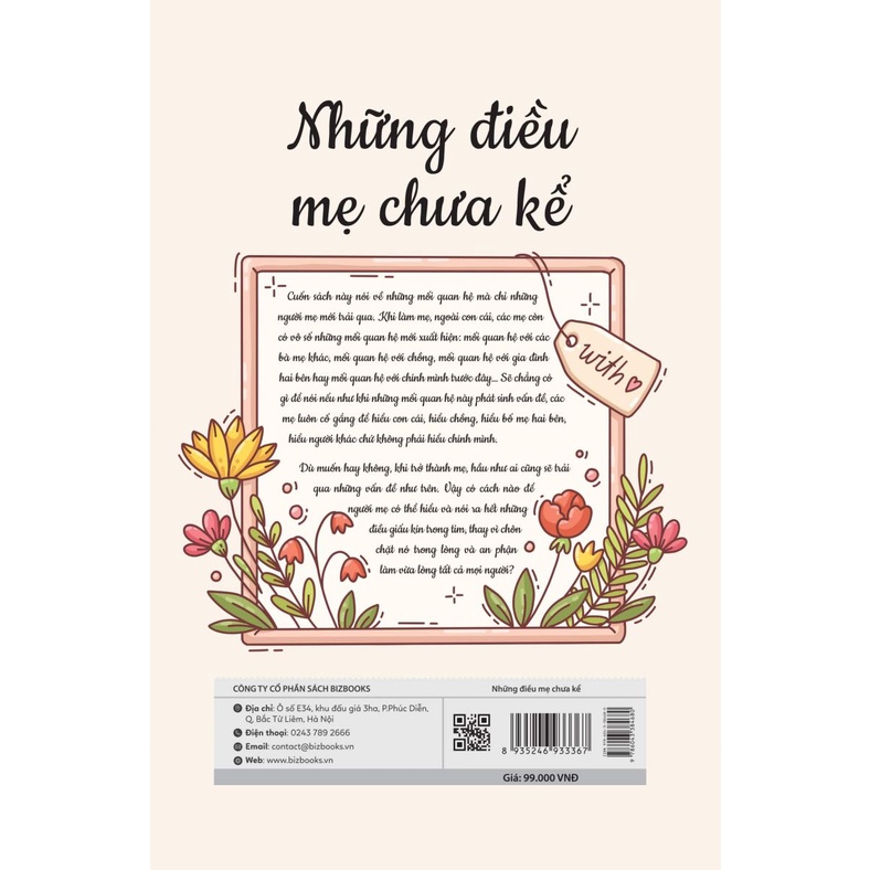 Sách - Những điều mẹ chưa kể - dành cho cha mẹ hay nhất 2021 - MC