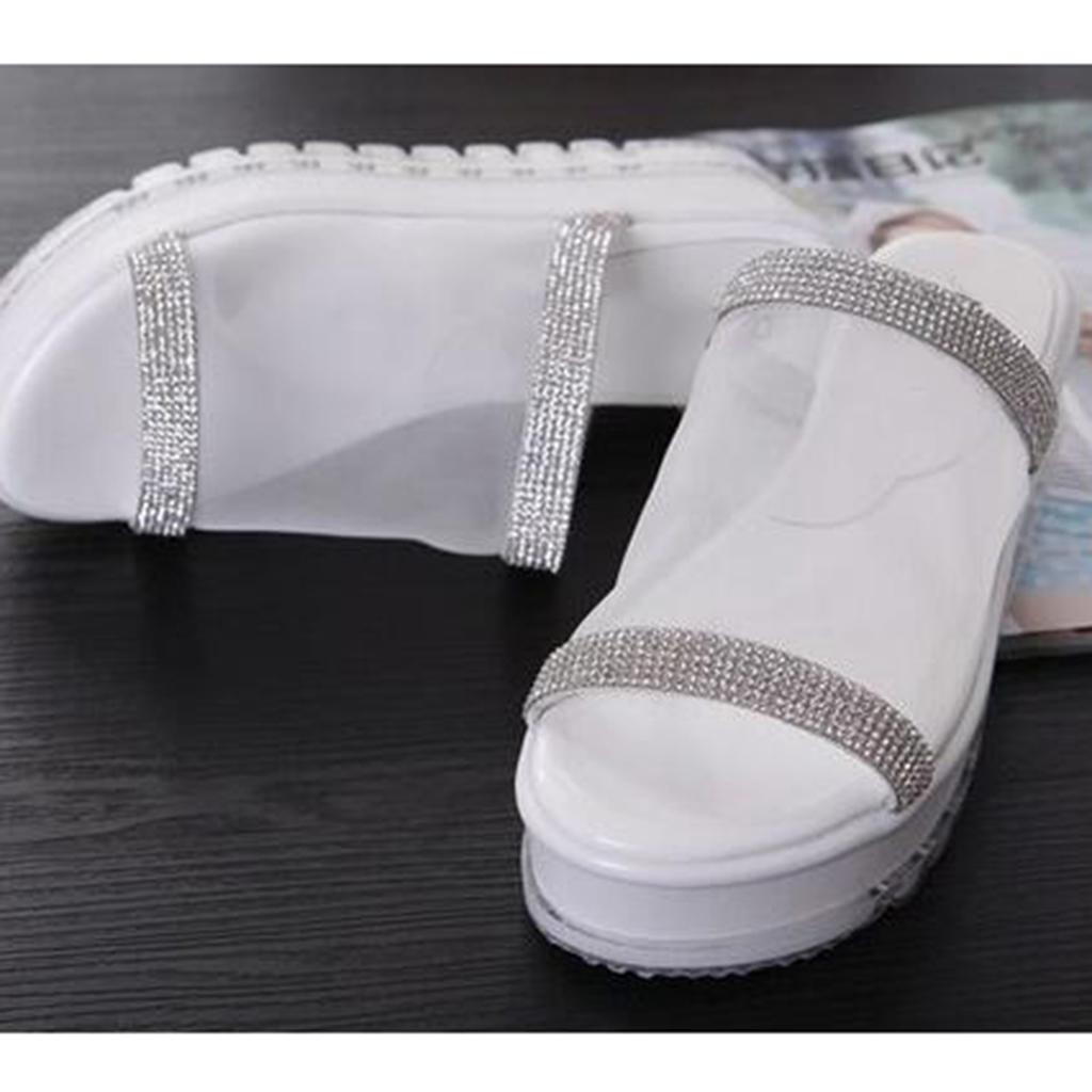 Cuộn Dây Ruy Băng Đính Đá 5 Hàng Dùng Trang Trí DIY Độc Đáo