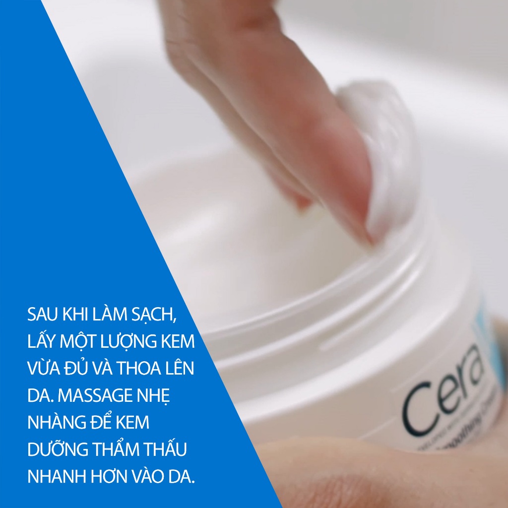 Kem Dưỡng Ẩm Dành Cho Da Khô Ráp Sần Sùi CeraVe SA Smoothing Cream 340g