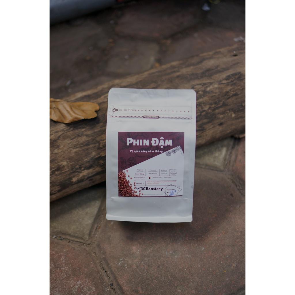 Cà phê pha phin 100% RANG NGUYÊN CHẤT siêu đậm đà siêu thơm và béo ngậy mã PHIN ĐẬM, 3C Roastery (Date mới nhất