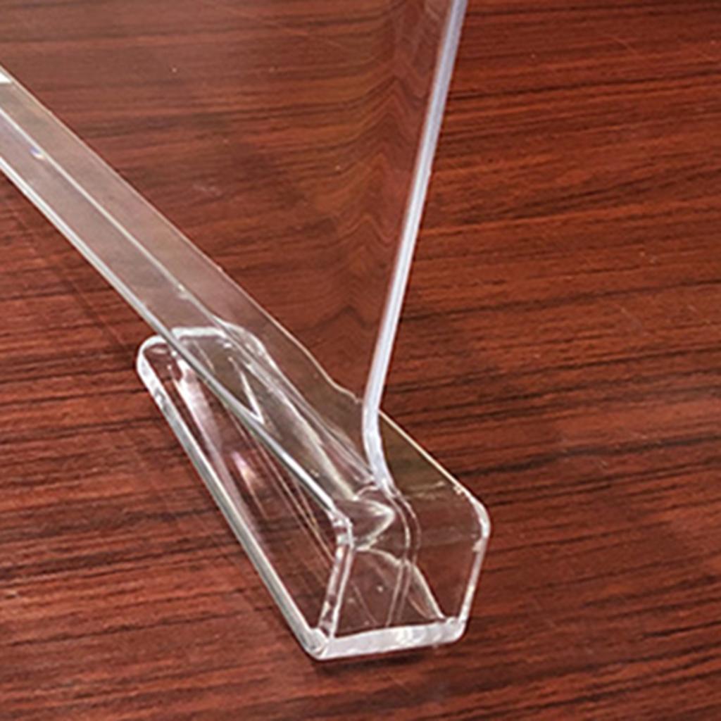 Clear Acrylic Shelf Dividers for Storage Organization In Bedroom Kitchen