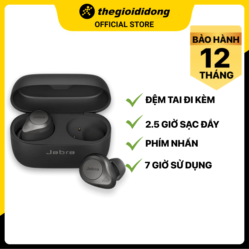 Tai Nghe Bluetooth True Wireless Jabra Elite 85T - Hàng Chính Hãng